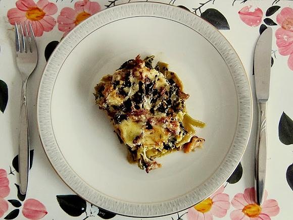 Wirsinglasagne bei Mama
