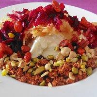 Haferflocken-Rote Rüben-Müsli