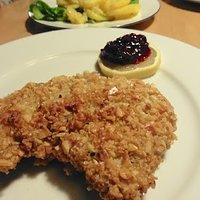 Rehschnitzel in Mandelkruste