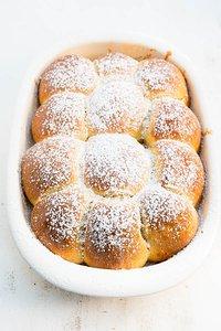 Rohrnudeln mit Vanillesauce