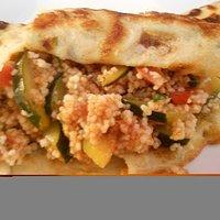 Kräuter ~ Crêpes mit Gemüsetaboulé