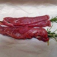 Lammlungenbraten mit Erdbeerrisotto