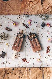 Schoko-Haselnuss-Popsicles