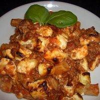 Griechische Nudelpfanne
