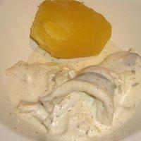 Hering in Joghurt ~ Schmand ~ Dillsauce mit Pellkartoffeln