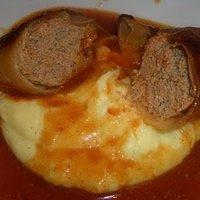 Mediterane Kohlrouladen mit Kartoffelpü