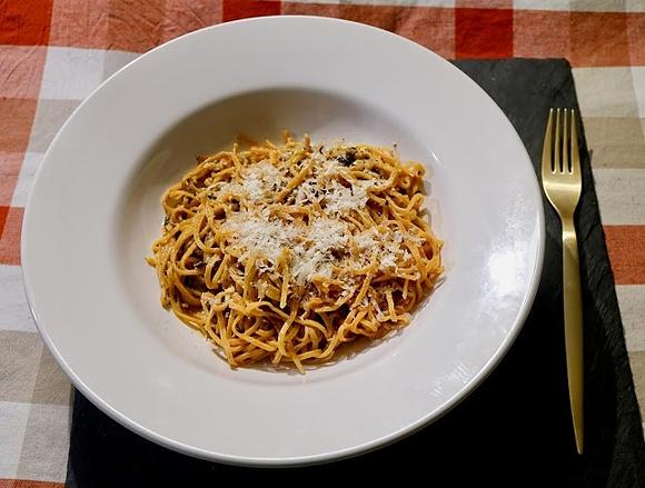 Pasta mit Parmesancreme