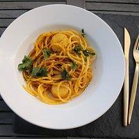 Pasta mit Jakobsmuscheln