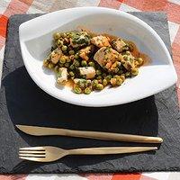 Thunfisch mit Erbsen