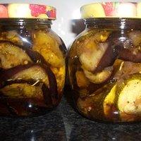 Eingelegte Auberginen & Zucchini