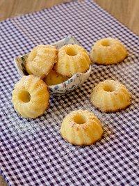 Mini-Gugel mit weißer Schokolade
