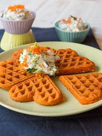 Happy #histaminfreiday mit Paprika-Möhren-Waffeln