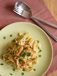 Schnelle Pfifferling-Rahm-Pasta