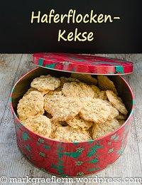 Die Weihnachtsbäckerei hat begonnen: Haferflockenkekse