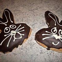 Lebkuchen müssen nicht immer nur Weihnachten sein. Osterlebkuchenhäschen.