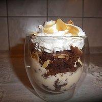 Eierlikörmandelsahne schichtdessert ( resteverwertung)