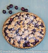 Kirschenzeit im markgräflerland: cherry crumble tart – kirschkuchen mit streuseln