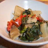 Mangoldgemüse mit Paprika
