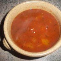 Feurige Paprikacremesuppe
