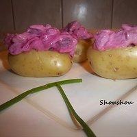 Ofenkartoffeln mit Rotem Heringssalat