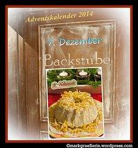 Adventskalender 2014 – nr. 7: 2. advent kleiner orangen-gugelhupf mit weißer schokolade.