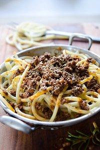 Bucatini mit Fenchel-Koriander-Sugo