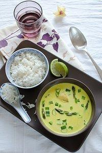 Spargel-Huhn-Curry