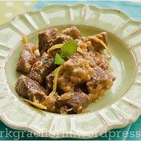 Samstagseintopf: angello brodettato – lammgulasch mit zitronensauce
