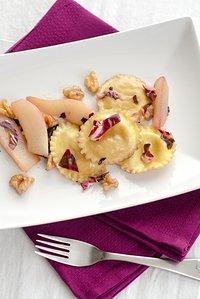 Schnell gekocht: Ravioli mit Birnen-Walnuss-Butter