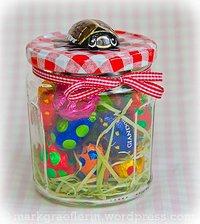Last minute geschenkidee: schokoladen-ostereier im glas