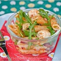 Sommer-Lunch-Salat: Pasta Caprese