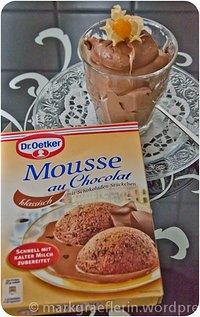 Ein (unfreiwilliger) produkttest: mousse au chocolat von dr. oetker.