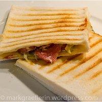Mal schnell für zwischendurch – tamezzini mit salami, käse und salat