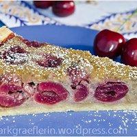 Maronen-Kirsch-Tarte / Tarte aux marrons et cerises
