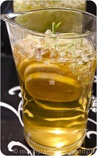 Holunder teil 3 – holunderblütenlimo mit apfelsaft