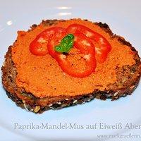 Statt butter auf’s brot: paprika-mandel-mus