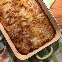 Kartoffelgratin mit Parmesan