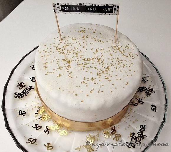 Mein erstes rezept für hochzeitstorte zur goldenen hochzeit