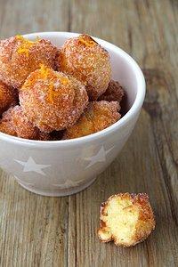 Fasching fingerfood: quarkbällchen