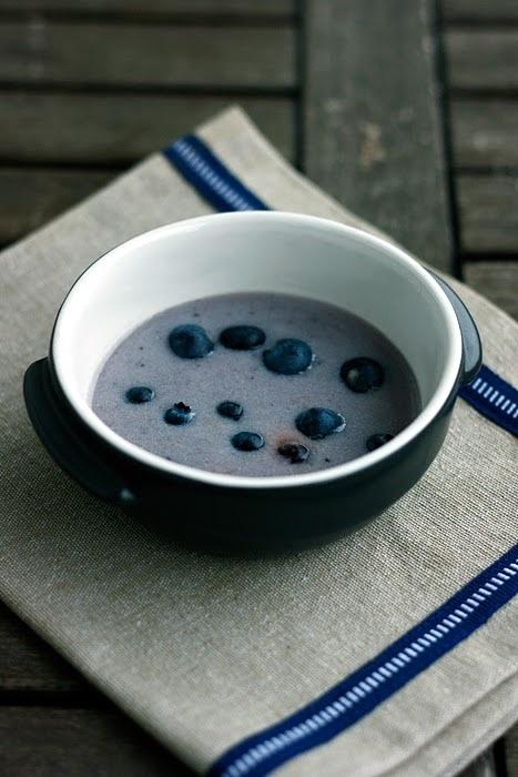 Blaubeer Pudding