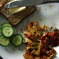 Türkisches omelette / menemen