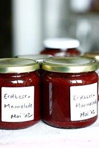 Erdbeer-heidelbeer-marmelade