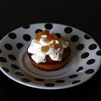 Orangen-polenta-cupcakes