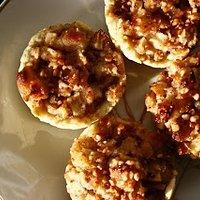 Mini apfel-marzipan-kuchen