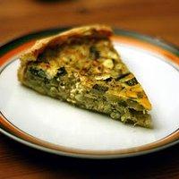 Zucchini-feta-quiche