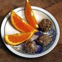 Vegane kokos-orangen-bällchen