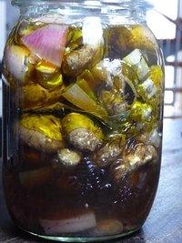 Marinierte Champignons