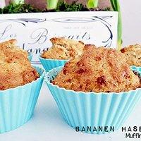 Bananen-Haselnuss Muffins