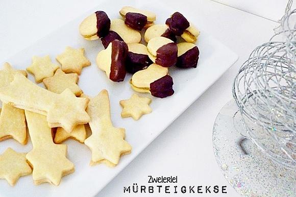 Zweierlei Mürbteigkekse