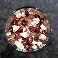 Mokka schoggi mousse mit meringue
